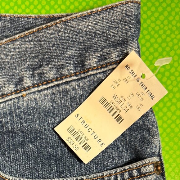 NWT STRUCTURE WIDE LEG JEANS - Picture 2 of 5